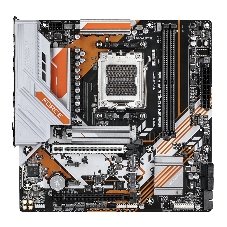 Материнская плата Gigabyte B850M FORCE WF6E (V1.2), AM5, AMD B850, 2xDDR5, 4xSATA, 3xM.2, 1xPCIe 5.0 x16, 1xPCIe 4.0 x4, 1xDP, 1xHDMI, 1x2.5Gb LAN, Wi-Fi 6E, Bluetooth 5.3, 1xUSB-C 5Gbps, 1xUSB-A 10Gbps, 2xUSB-A 5Gbps, 2xUSB-A 2.0, 3x3.5 мм, 7.1, mATX