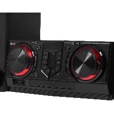 Мини-аудиосистема LG CJ44 черный 480Вт FM USB BT
