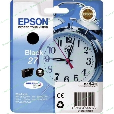 Картридж струйный Epson C13T27014020 черный для Epson WF7110/7610/7620 (350стр.) (6.2мл)