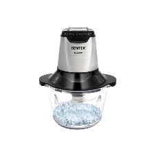Чоппер Centek CT-1392 Сталь 600Вт 6 лезвий, стеклянная чаша 1,2л, разборные ножи