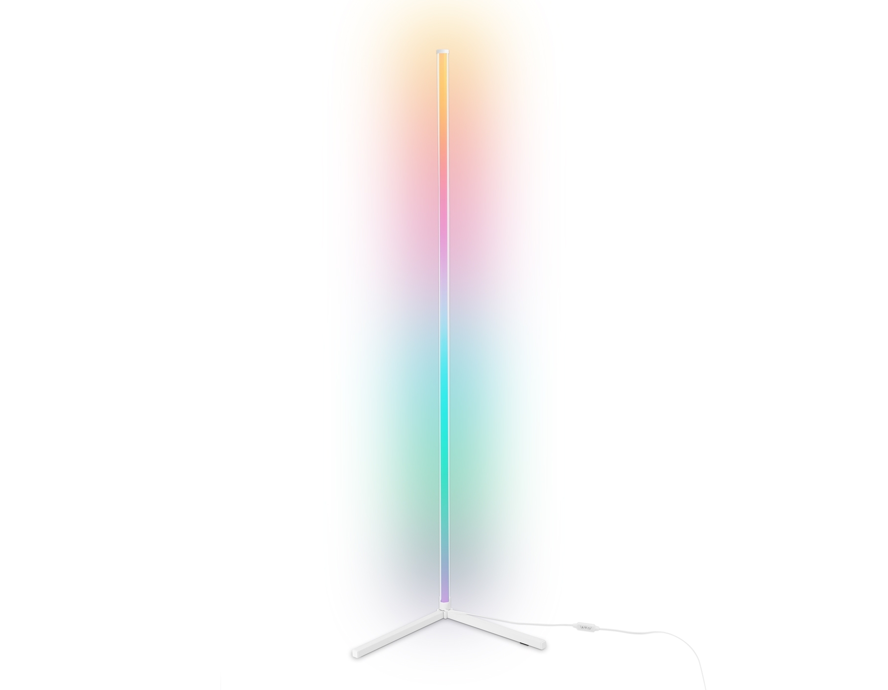 Светильник Ambrella light FL8025 WH белый LED 20W RGB D32*1650 (ПДУ РАДИО 2.4G)