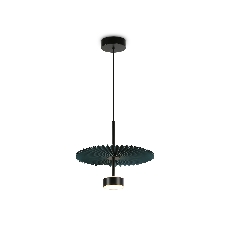 Светильник Ambrella light LH72605 BK/DB черный/синий 6W 3000K D300*260-1770