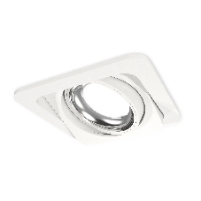 Комплект встраиваемого поворотного светильника Ambrella light XC7658002 SWH/PSL белый песок/серебро полированное MR16 GU5.3 (C7658, N7022)