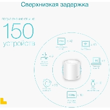 Бесшовный Mesh роутер TP-Link Deco X50(2-Pack) AX3000 10/100/1000BASE-TX