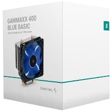 Кулер Deepcool GAMMAXX 400 BLUE BASIC серебристый 120мм алюминий+медь 1500rpm 30db 4-pin 130W 154мм