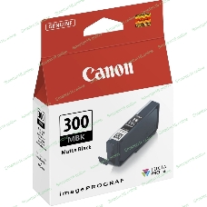 Картридж струйный Canon PFI-300 MBK EUR/OCN черный (1750 стр.) для Canon imagePROGRAF PRO-300