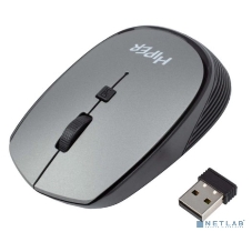 Мышь беспроводная HIPER HOMW-081 серый, 1600 dpi, радиоканал, USB, кнопки - 4