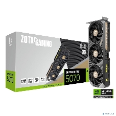 Видеокарта Zotac PCI-E 4.0 RTX 5070 SOLID OC NVIDIA GeForce RTX 5070 12Gb 192bit GDDR7 2542/28000 HDMIx1 DPx3 HDCP Ret