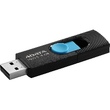 Флешка USB ADATA UV220 (AUV220-64G-RBKBL), 64Gb, USB 2.0, R/W 15/5, черный/голубой