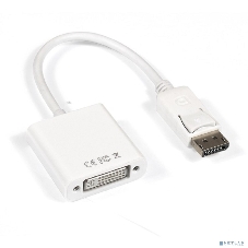 Кабель-переходник DisplayPort-DVI ExeGate EX284909RUS EX-DPM-DVIF-0.15 (20M/19F, 0,15м)