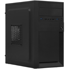 Компьютерный корпус Minitower ExeGate BAA-105U2-01-UNS350 (mATX, БП UNS350 с вент. 12см, 2*USB+2*USB 3.0, аудио, черный)