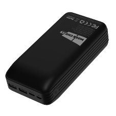 Портативный аккумулятор More choice (4620202550576) PB22-30 с кабелем 2USB 2.1A - 30000mAh черный