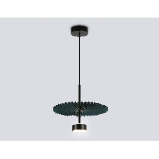 Светильник Ambrella light LH72605 BK/DB черный/синий 6W 3000K D300*260-1770