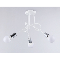 Светильник Ambrella light TR80414/3 WH/CH белый/хром E27/3 max 60W D670*370