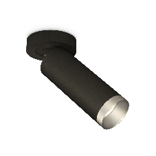 Светильник Ambrella Light XM6343203 SBK/MCH черный песок/хром матовый MR16 GU5.3 (A2229, C6343, N6133)