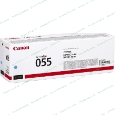 Картридж лазерный Canon 055 C (3015C002) голубой (2100 стр.) для Canon i-SENSYS серий MF740, LBP660.