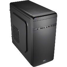 Компьютерный корпус Aerocool/Formula Qs-180 черный без БП mATX 1x80мм 2xUSB 2.0 1xUSB 3.0 audio