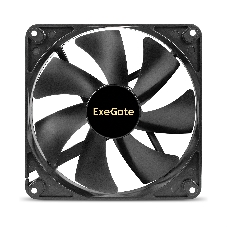 Вентилятор для корпуса ExeGate EX14025S4P-PWM черный, 140 мм, 1200 об/мин, 24 дБ, 4 pin