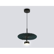 Светильник Ambrella light LH72605 BK/DB черный/синий 6W 3000K D300*260-1770