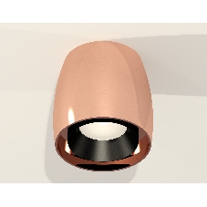 Светильник Ambrella Light XS1144001 PPG/PBK золото розовое полированное/черный полированный MR16 GU5.3 (C1144, N7031)