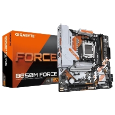 Материнская плата GIGABYTE B850M FORCE, AM5, AMD B850, 2xDDR5, 4xSATA, 3xM.2, 1xPCIe 5.0 x16, DisplayPort, HDMI, 1x2.5Gb LAN, 3x3.5 мм, 7.1, microATX