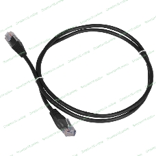 Патч-корд TWT UTP cat.5e, с заливными колпачками, 7.0 м, черный