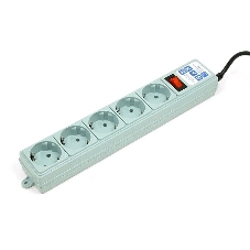 Сетевой фильтр Powercube SPG-B-15 5 м, 5 розеток, серый, коробка