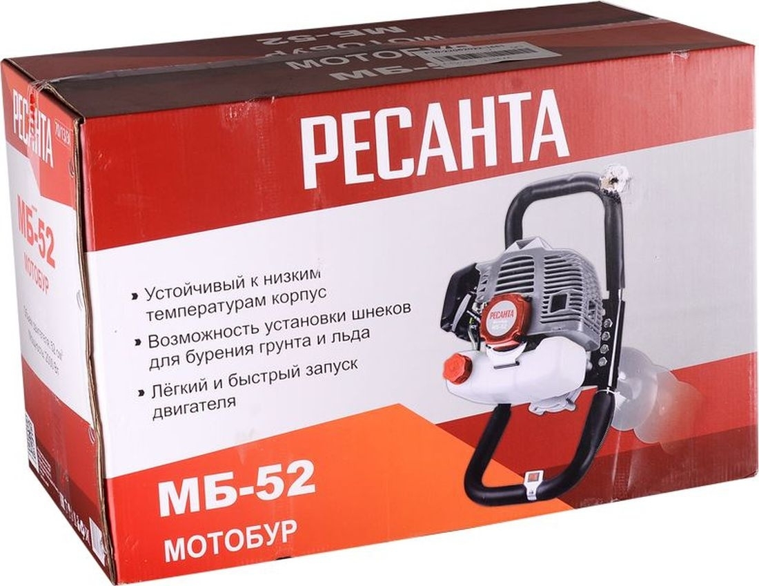 Мотобур МБ-52 Ресанта