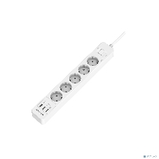Удлинитель с USB зарядкой Harper UCH-550 White