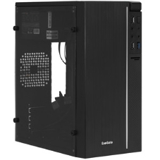 Компьютерный корпус Minitower ExeGate mEVO-9301-EVO800 (mATX, БП EVO800RGb с вент. 12см, с окном, 2хUSB+1хUSB 3.0, HD аудио, черный, с RGb подсветкой)