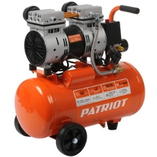 Компрессор поршневой безмасляный Patriot WO 24-260S, 260 л/мин, 8 бар, 1500 Вт, 24 л, быстросъемный 1/4