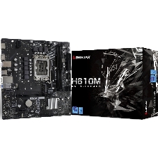 Материнская плата Biostar H610MT-E D5, LGA1700, Intel H610, 2xDDR5, 4xSATA, 1xM.2, 1xPCIe 4.0 x16, DisplayPort, HDMI, 1x1Gb LAN, 3x3.5 мм, 7.1, microATX