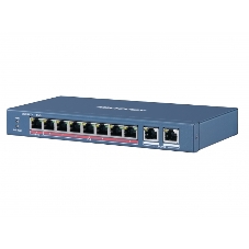 Коммутатор HIKVISION DS-3E0310HP-E, 7 портов PoE, 1 порт HiPoe