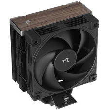 Кулер для процессора DEEPCOOL AK400 G2 LGA1851/1700/1200/115X/AM5/AM4 (12шт/кор, TDP 220W, PWM, Fan 120мм, 4 тепл. Трубки, Wood-grain top cover, черный) RET (R-AK400G2-BKNNMN-GJD)