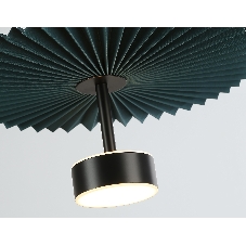 Светильник Ambrella light LH72605 BK/DB черный/синий 6W 3000K D300*260-1770