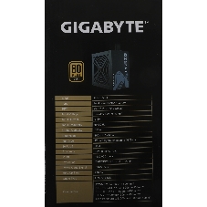 Блок питания GIGABYTE GP-P650G PG5, 650Вт, 80+ Gold, 120мм, немодульный, черный