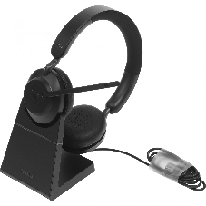 Гарнитура Jabra Evolve2 65 чёрный, беспроводная, Bluetooth, до 37 ч