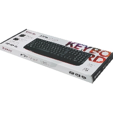 Клавиатура проводная Defender Atom HB-546, USB, черный