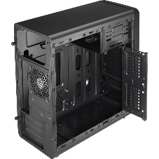 Компьютерный корпус Aerocool/Formula Qs-180 черный без БП mATX 1x80мм 2xUSB 2.0 1xUSB 3.0 audio