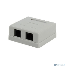 Розетка компьютерная NA-TA/1 RJ45+RJ11 кат.5e UTP внешняя 2 порта, 110&Krone