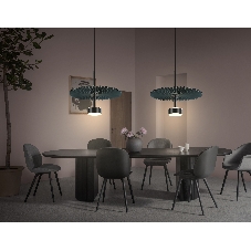 Светильник Ambrella light LH72605 BK/DB черный/синий 6W 3000K D300*260-1770