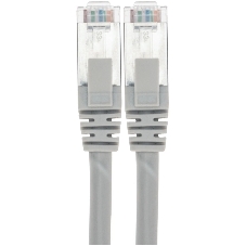 Патч-корд S/FTP Rexant CAT 6A (10G), RJ45-RJ45, 28AWG, LSZH, серый, 1м