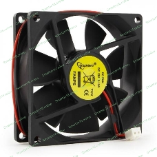 Вентилятор для корпуса Gembird FANPS черный, 80 мм, 2600 об/мин, 27 дБ, 2 pin