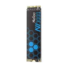 Накопитель SSD Netac NV3000, 2Tb, PCIe 3.0 x4, M.2 2280, NVMe, R/W 3100/2100, с радиатором