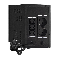Источник бесперебойного питания ExeGate EX292801RUS SpecialPro UNB-1600.LED.AVR.2SH.3C13 1600VA/950W, LED, AVR, 2*Schuko+3*C13, съемн.кабель, металлический корпус, черный