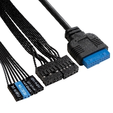 Компьютерный корпус Minitower ExeGate MA-371X Black, mATX (UN350, 120мм) 2хUSB+2хUSB 3.0, Audio