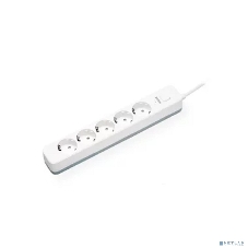 Сетевой фильтр Perfeo (PF_C3963) POWER STREAM - 5 роз - 1,5 м - белый