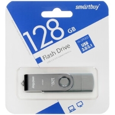 Флешка USB Smartbuy Twist Dual (SB128Gb3DUOTWK), 128Gb, USB 3.0/3.1, Twist Dual