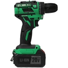 Дрель-шуруповерт Zitrek Greenpower 20 Pro 063-4061, 20 В, 4 Ач, 42 Нм, бесщеточный