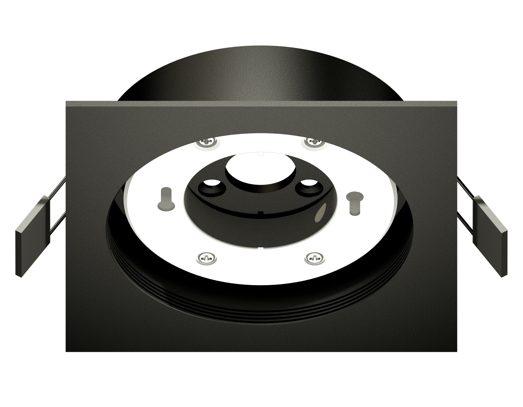 Корпус светильника C8062 SBK черный песок 110*110*H40mm Out2mm GX53